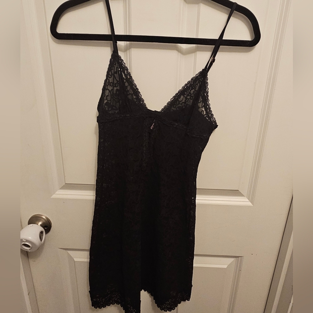 Victoria Secret The Lacie Black Lace Slip